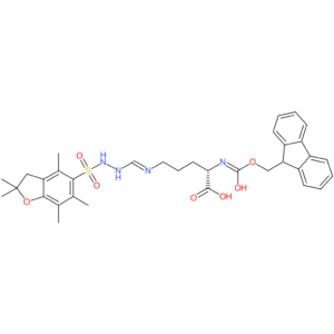 Nalpha-Fmoc-Nomega-(2,2,4,6,7-pentamethyl-2,3-dihydrobenzo[b]furan)-5-sulfonyl-L-arginine
