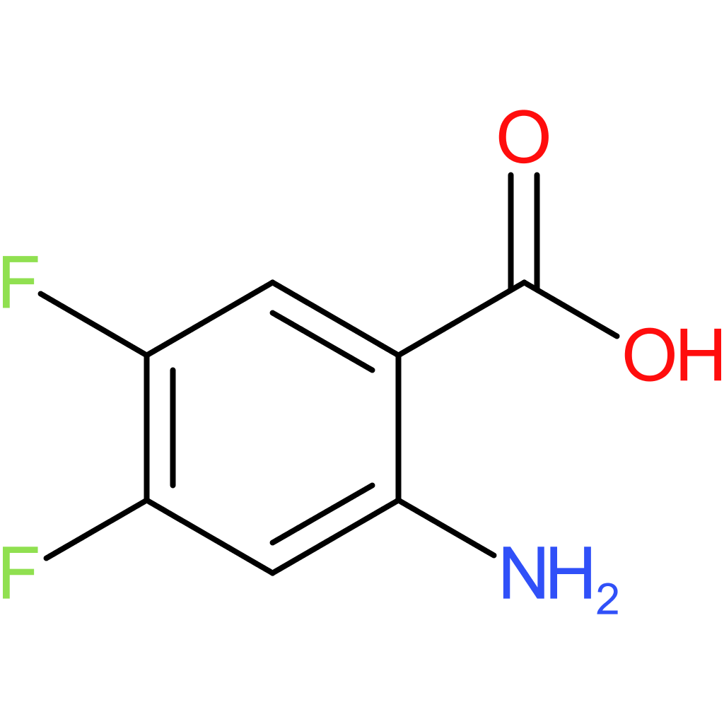 2-Amino-4,5-difluorobenzoic Acid