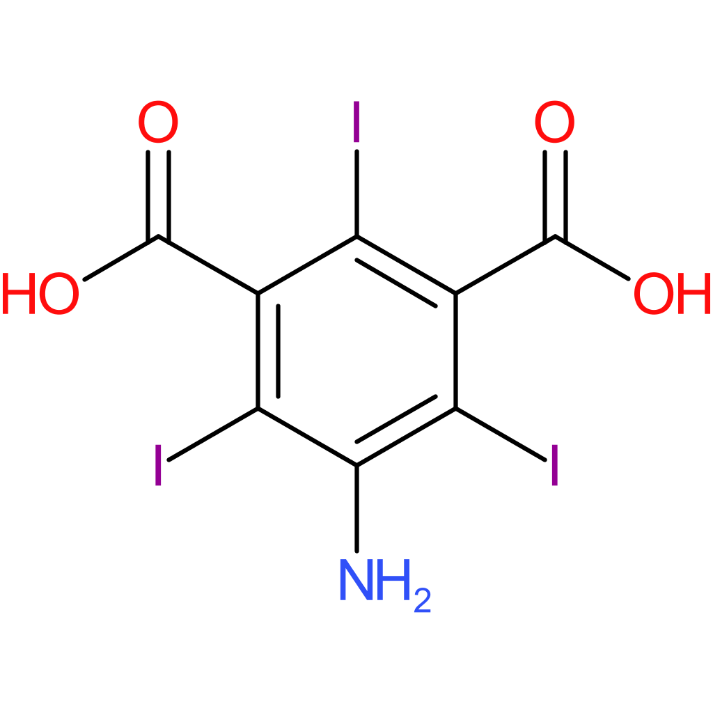 5-Amino-2,4,6-triiodoisophthalic Acid