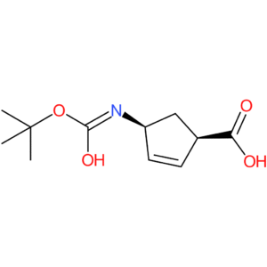 (1R,4S)-4-((tert-Butoxycarbonyl)amino)cyclopent-2-enecarboxylic acid