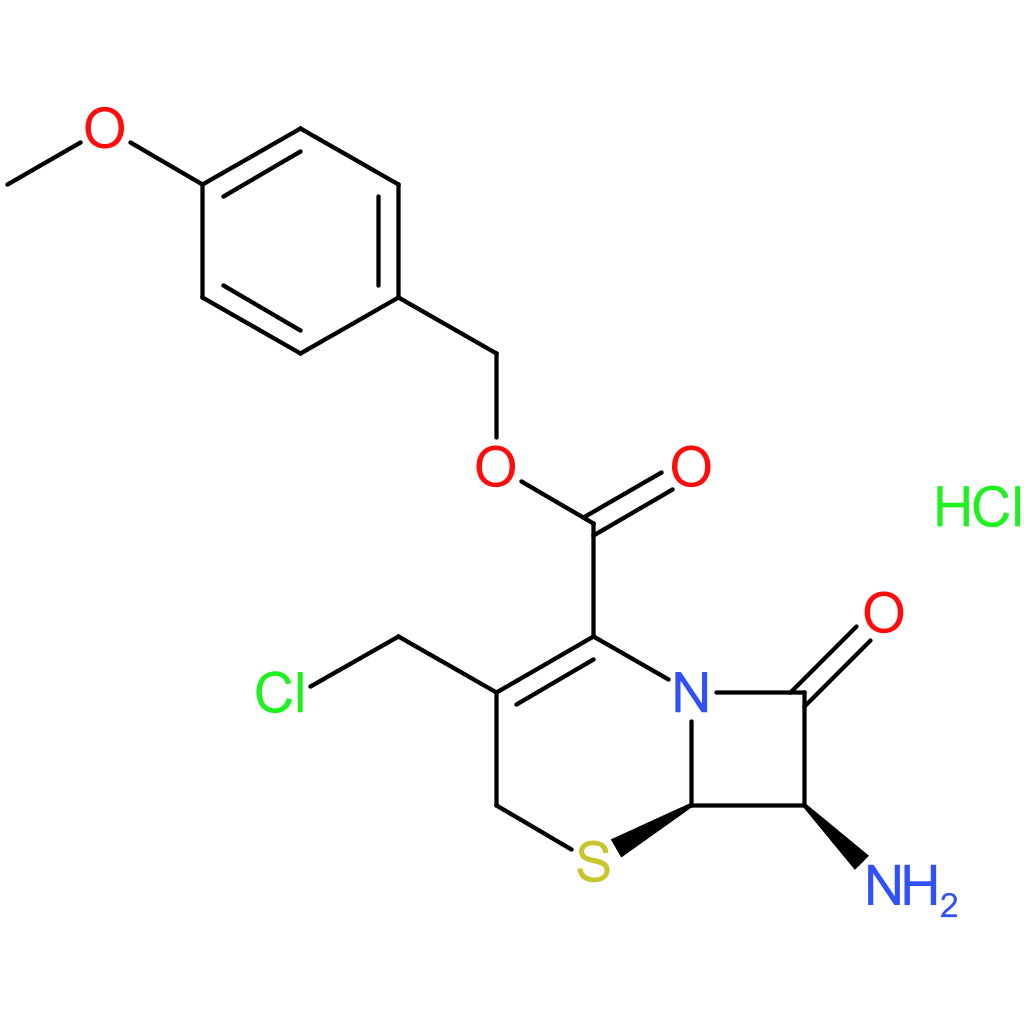 (6R,7R)-4-Methoxybenzyl 7-amino-3-(chloromethyl)-8-oxo-5-thia-1-azabicyclo[4.2.0]oct-2-ene-2-carboxylate hydrochloride