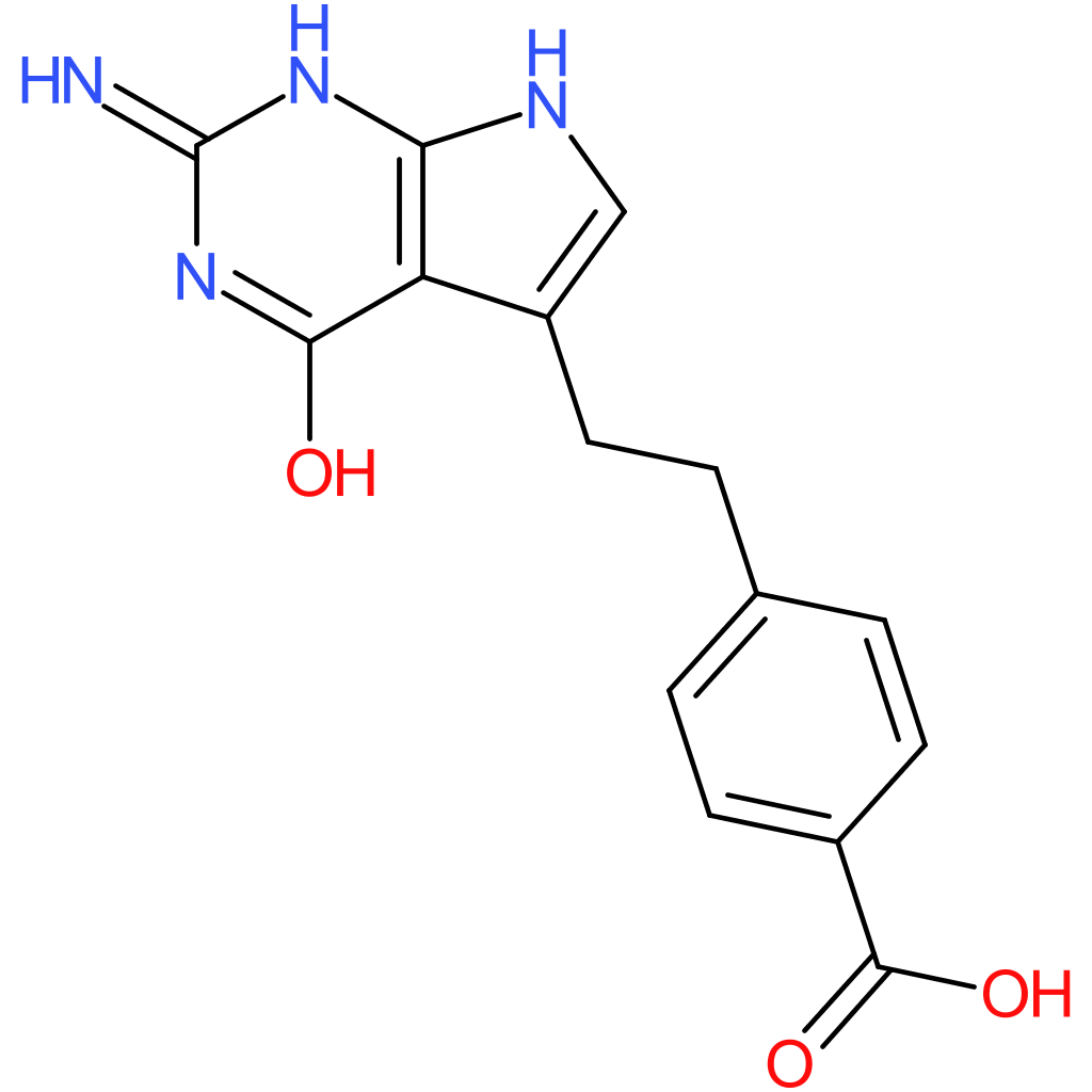4-(2-(2-Amino-4-oxo-4,7-dihydro-1H-pyrrolo[2,3-d]pyrimidin-5-yl)ethyl)benzoic acid