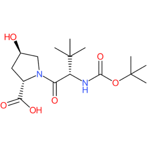 L-Proline, N-[(1,1-dimethylethoxy)carbonyl]-3-methyl-L-valyl-4-hydroxy-,(4R)-