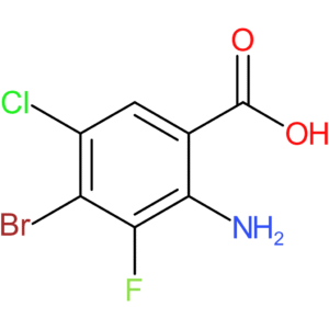 2-AMINO-4-BROMO-5-CHLORO-3-FLUOROBENZOIC ACID