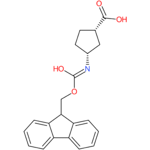 (1S,3R)-3-((((9H-Fluoren-9-yl)methoxy)carbonyl)amino)cyclopentanecarboxylic acid
