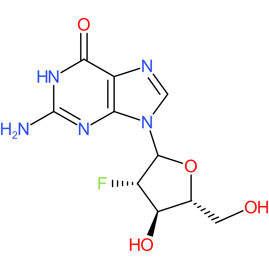 9-(2-Deoxy-2-fluoroarabinofuranosyl)guanine