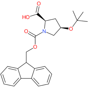 1,2-Pyrrolidinedicarboxylic acid, 4-(1,1-dimethylethoxy)-, 1-(9H-fluoren-9-ylmethyl) ester, (2S,4S)-