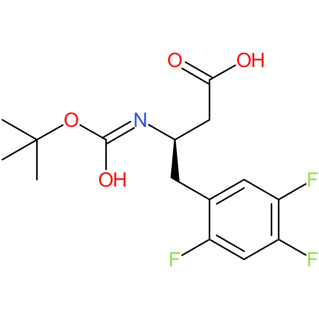 (R)-3-((tert-Butoxycarbonyl)amino)-4-(2,4,5-trifluorophenyl)butanoic acid