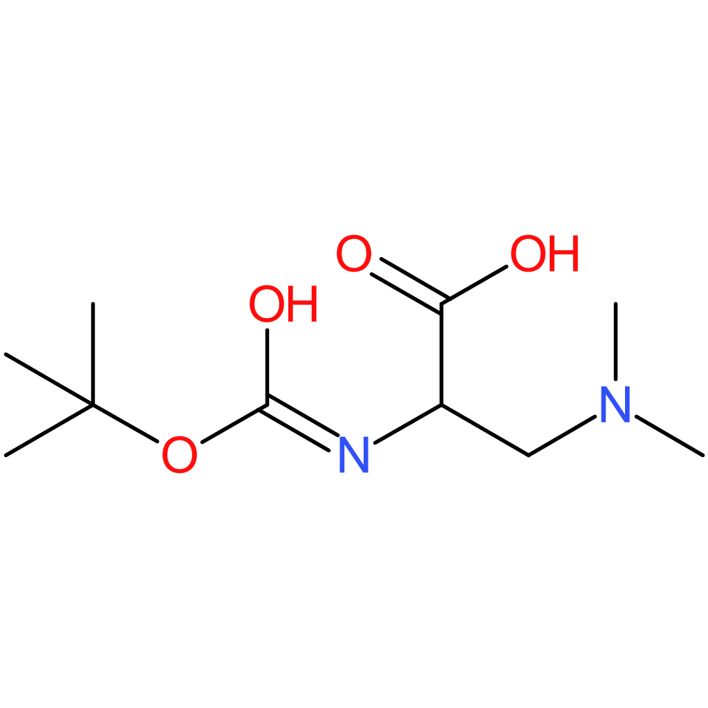 2-((tert-Butoxycarbonyl)amino)-3-(dimethylamino)propanoic acid