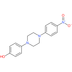 4-(4-(4-Nitrophenyl)-1-piperazinyl)phenol