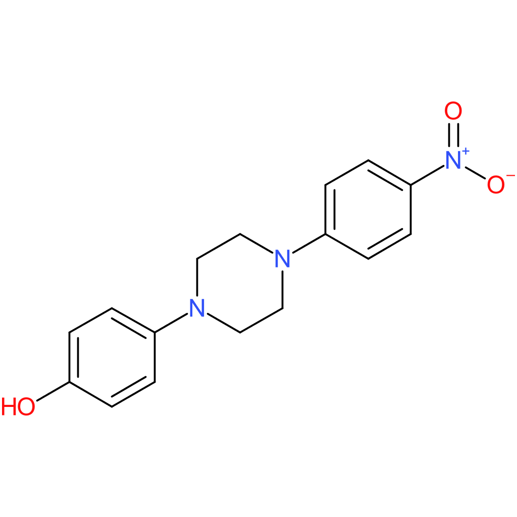 4-(4-(4-Nitrophenyl)-1-piperazinyl)phenol