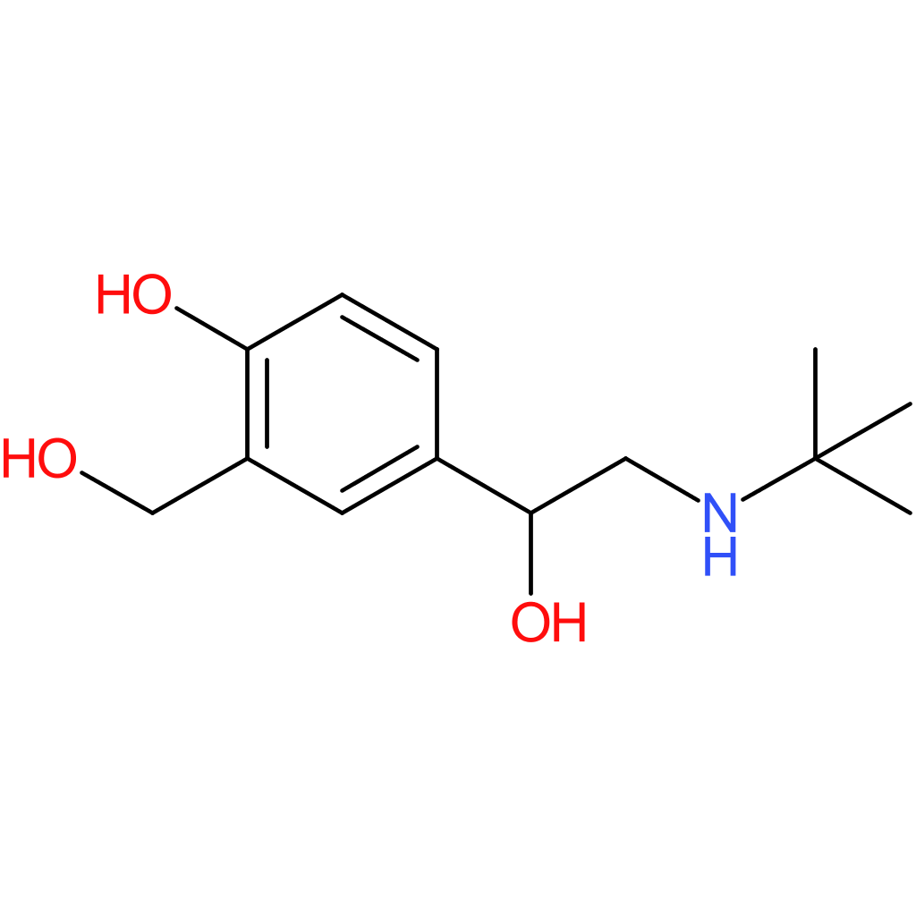 4-(2-(tert-Butylamino)-1-hydroxyethyl)-2-(hydroxymethyl)phenol
