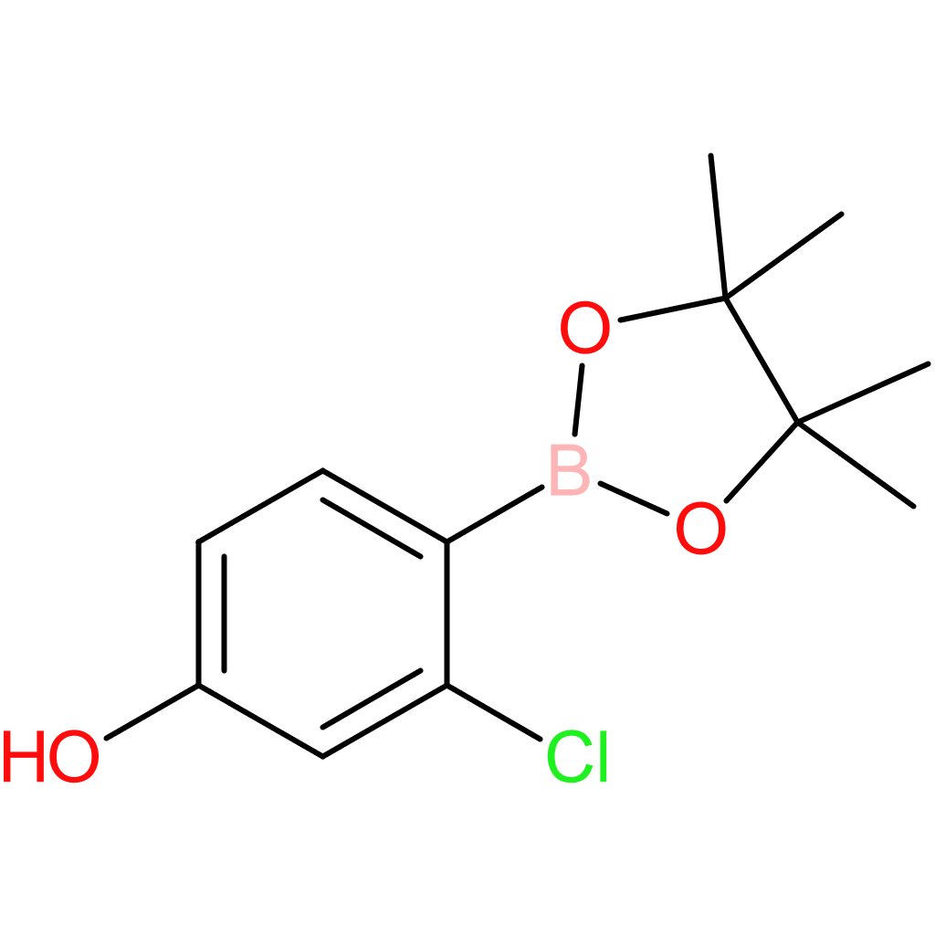 3-chloro-4-(4,4,5,5-tetramethyl-1,3,2-dioxaborolan-2-yl)phenol
