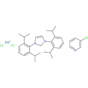 [1,3-Bis(2,6-Diisopropylphenyl)imidazol-2-ylidene](3-chloropyridyl)palladium(II) dichloride