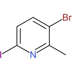 3-Bromo-6-iodo-2-methylpyridine