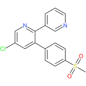 2,3′-Bipyridine, 5-chloro-3-[4-(methylsulfonyl)phenyl]-