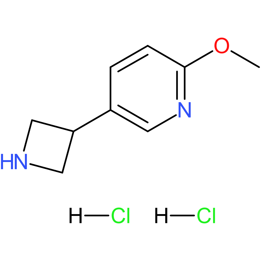 5-(Azetidin-3-yl)-2-methoxypyridine dihydrochloride