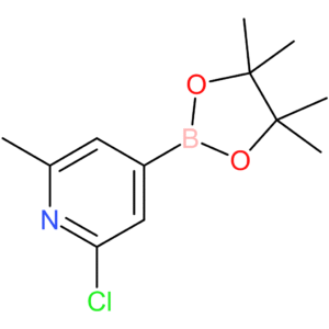 2-Chloro-6-methyl-4-(4,4,5,5-tetramethyl-1,3,2-dioxaborolan-2-yl)pyridine