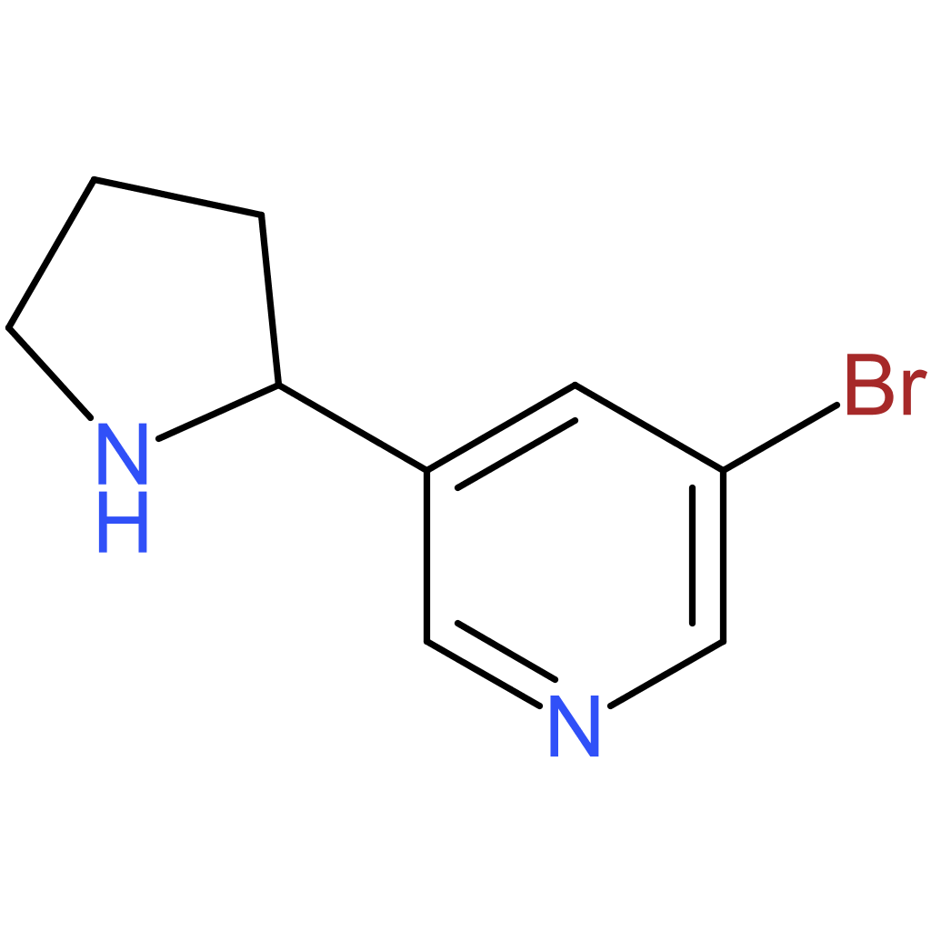 3-Bromo-5-(2-pyrrolidinyl)pyridine