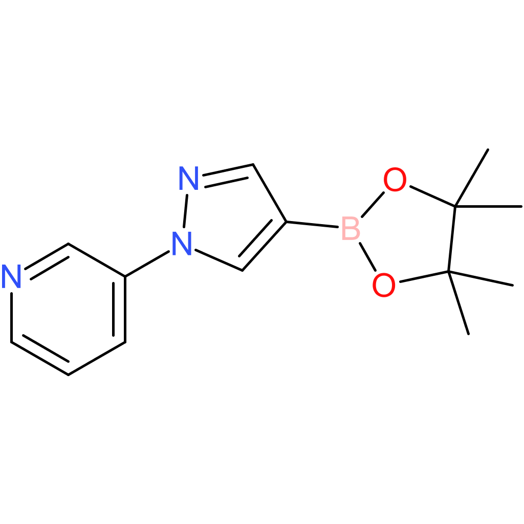 3-(4-(4,4,5,5-Tetramethyl-1,3,2-dioxaborolan-2-yl)-1H-pyrazol-1-yl)pyridine