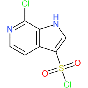 1H-pyrrolo[2,3-c]pyridine-3-sulfonyl chloride, 7-chloro-