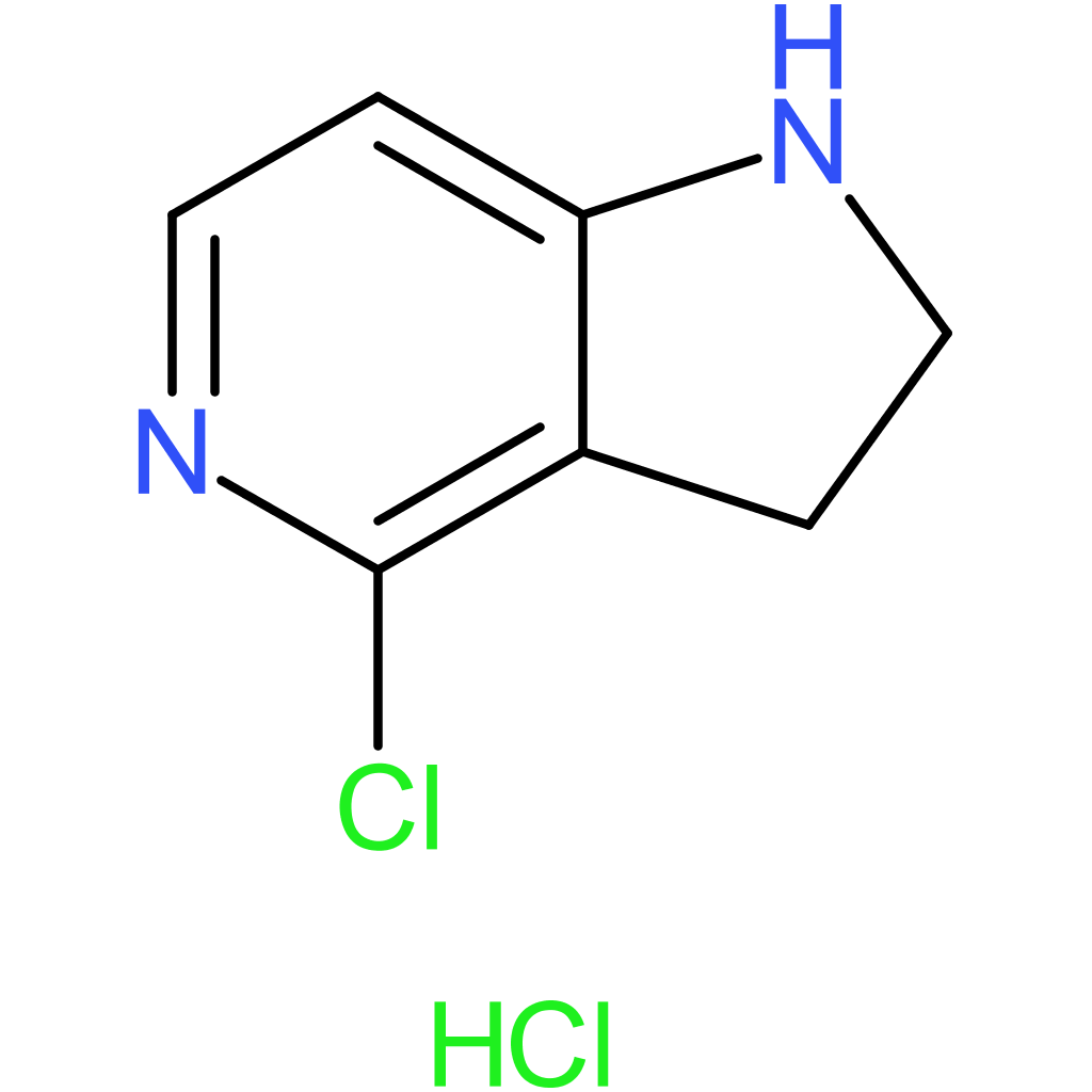 4-Chloro-2,3-dihydro-1H-pyrrolo[3,2-c]pyridine hydrochloride