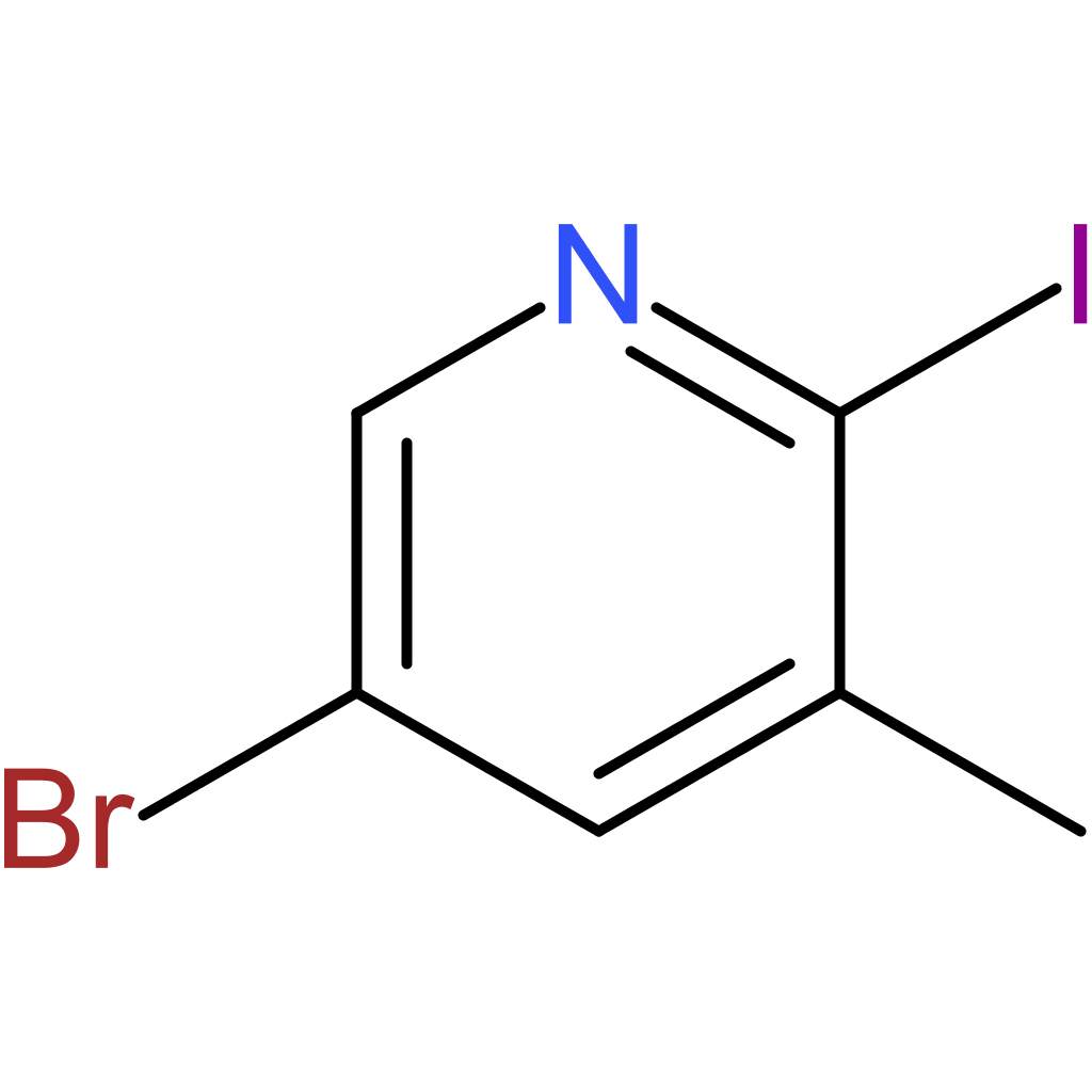 5-Bromo-2-iodo-3-methylpyridine