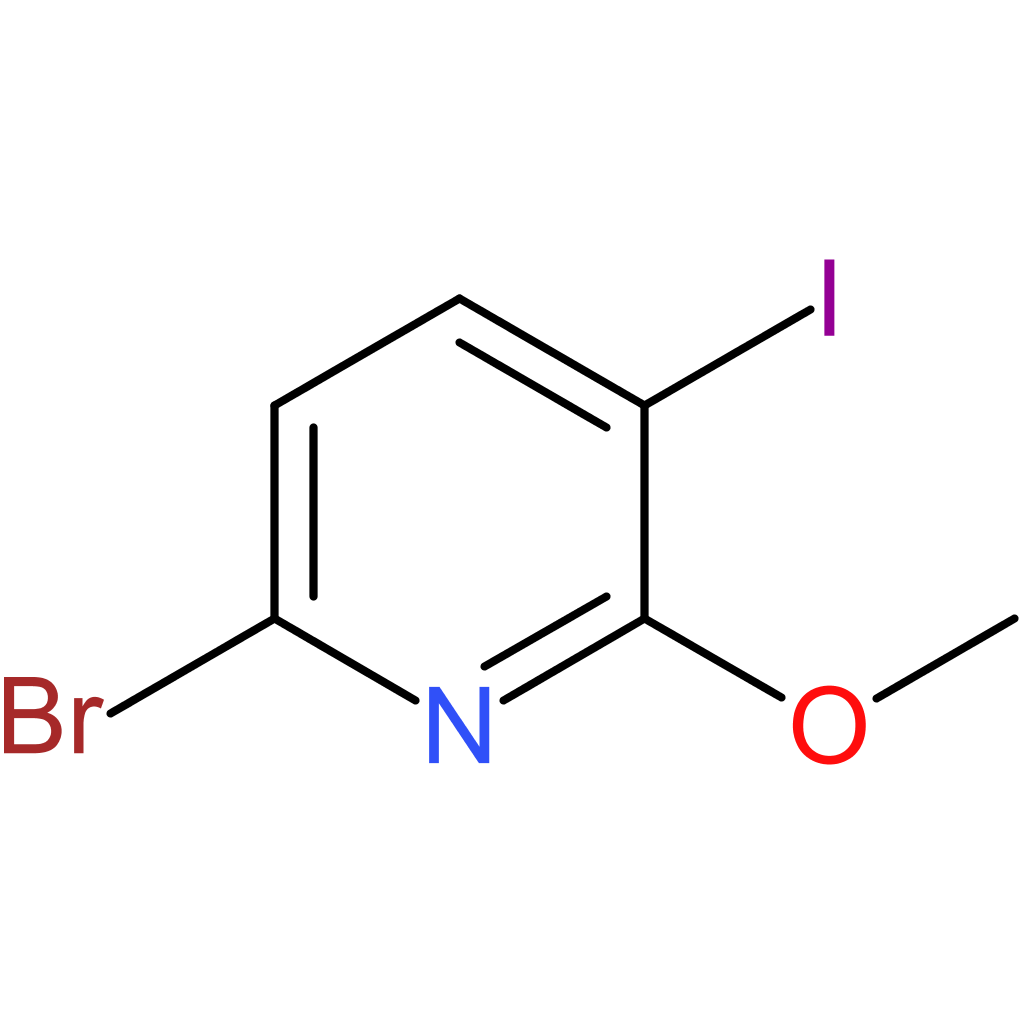 6-Bromo-3-iodo-2-methoxypyridine