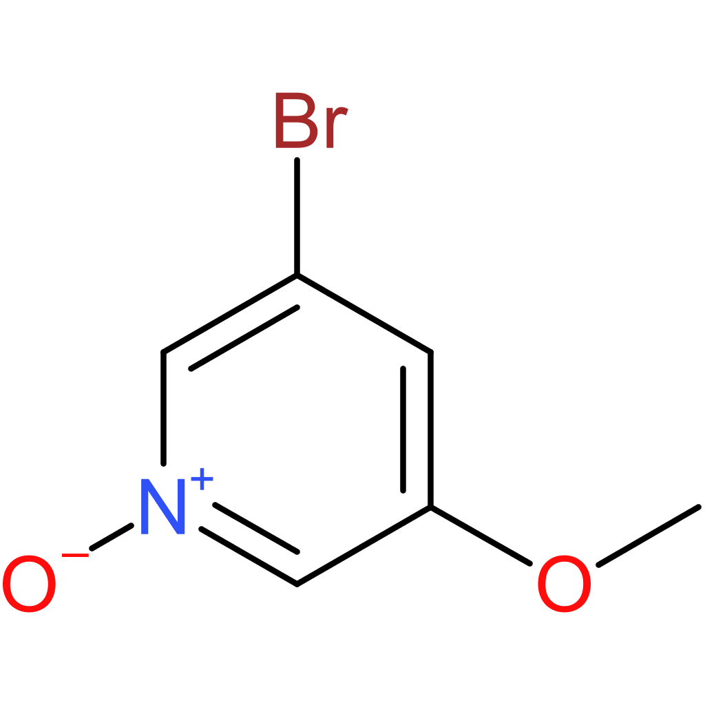 Pyridine,3-bromo-5-methoxy-, 1-oxide