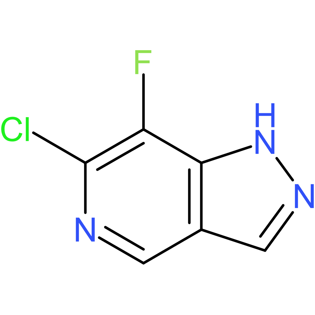 6-chloro-7-fluoro-1H-pyrazolo[4,3-c]pyridine