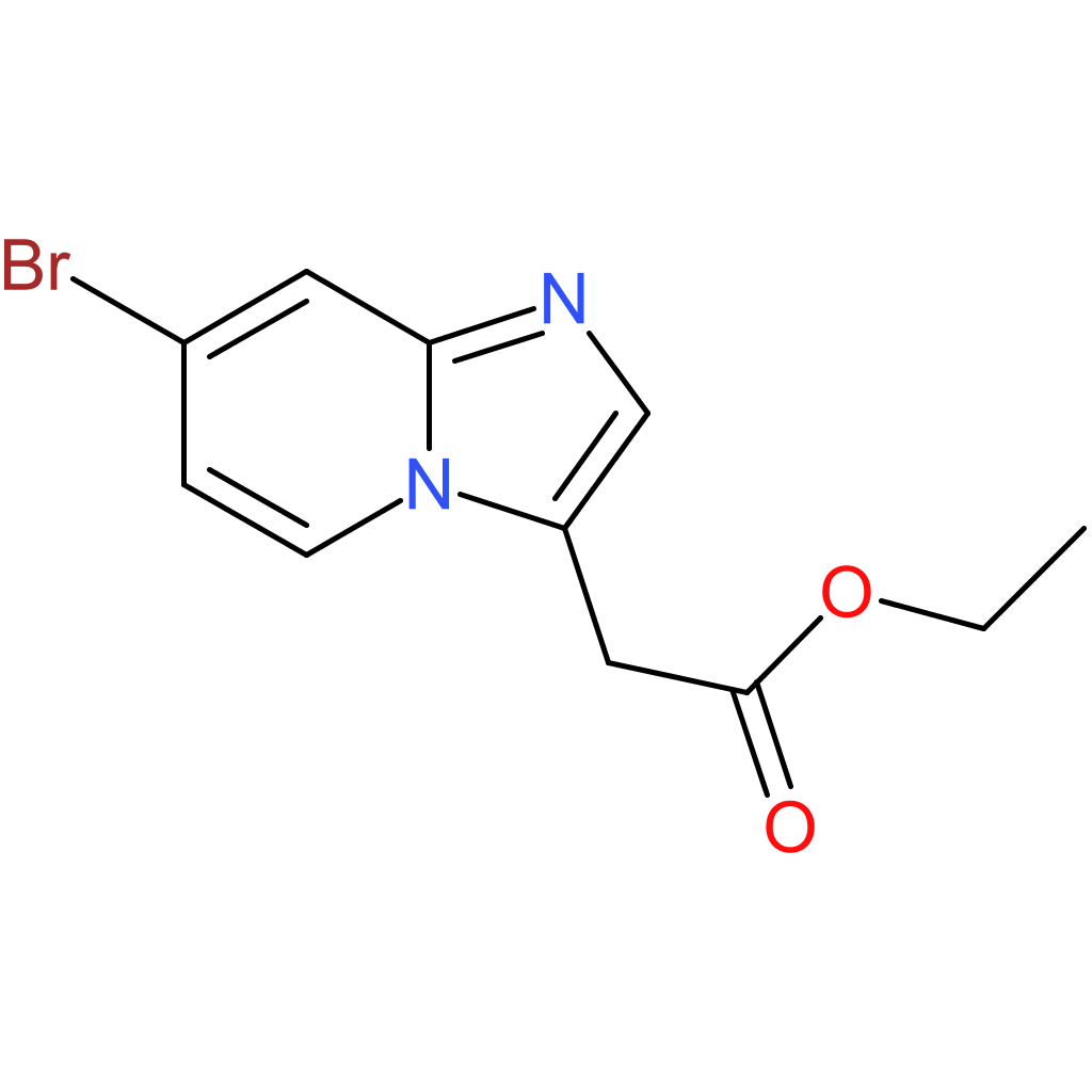 Ethyl 2-(7-bromoimidazo[1,2-a]pyridin-3-yl)acetate