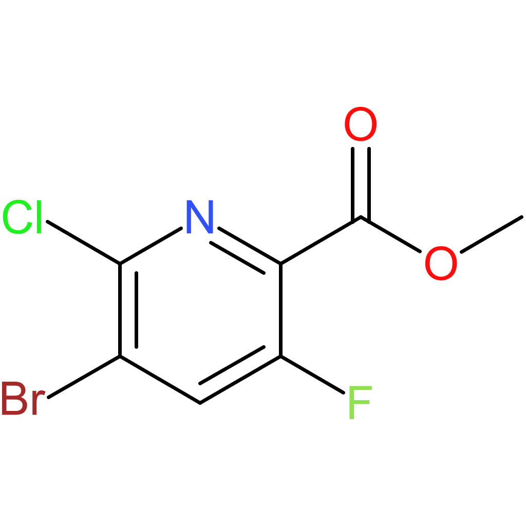 Methyl 5-bromo-6-chloro-3-fluoropyridine-2-carboxylate