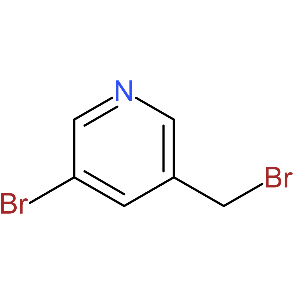 Pyridine,3-bromo-5-(bromomethyl)-