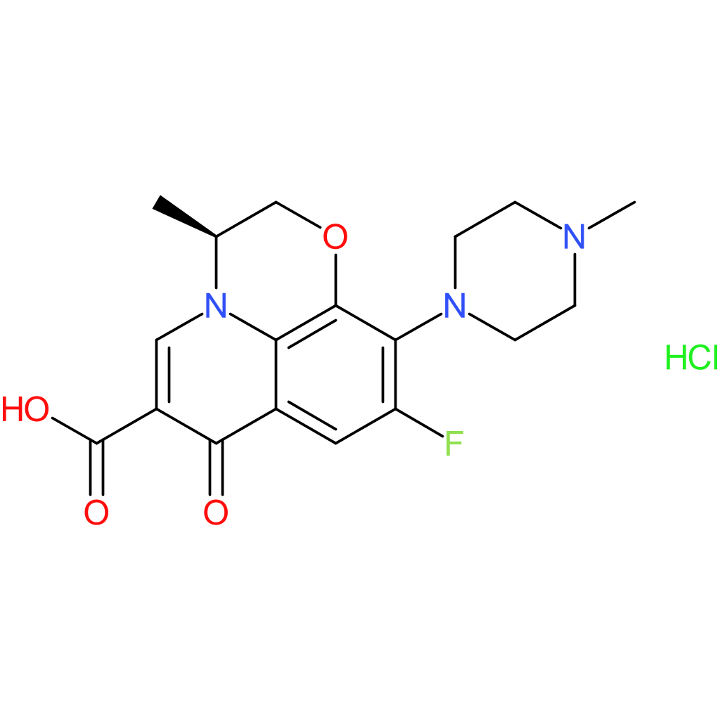 (S)-9-Fluoro-3-methyl-10-(4-methylpiperazin-1-yl)-7-oxo-3,7-dihydro-2H-[1,4]oxazino[2,3,4-ij]quinoline-6-carboxylic acid hydrochloride