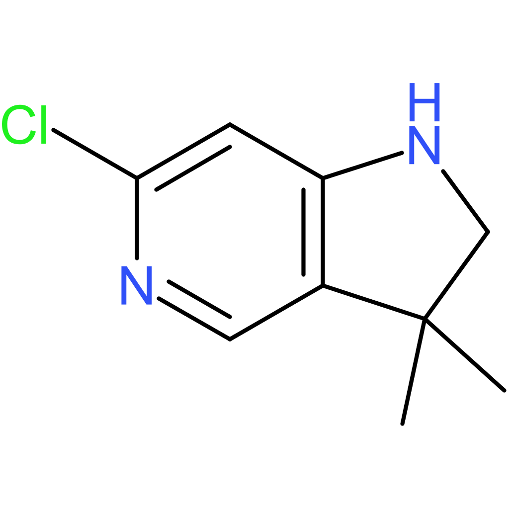 6-Chloro-3,3-dimethyl-2,3-dihydro-1H-pyrrolo[3,2-c]pyridine