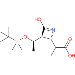 (R)-2-((2S,3S)-3-((R)-1-((tert-Butyldimethylsilyl)oxy)ethyl)-4-oxoazetidin-2-yl)propanoic acid