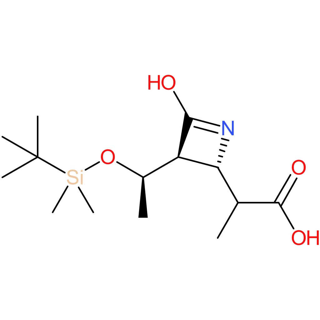 (R)-2-((2S,3S)-3-((R)-1-((tert-Butyldimethylsilyl)oxy)ethyl)-4-oxoazetidin-2-yl)propanoic acid