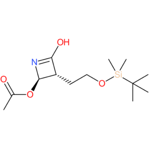 (2R,3R)-3-((R)-1-((tert-Butyldimethylsilyl)oxy)ethyl)-4-oxoazetidin-2-yl acetate