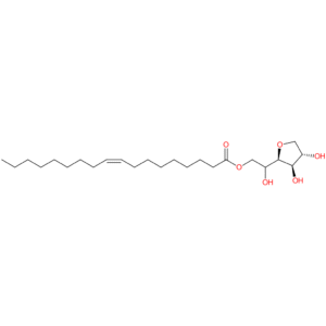 Oleic acid compound with (2R,3R,4S)-2-((R)-1,2-dihydroxyethyl)tetrahydrofuran-3,4-diol (1:1)