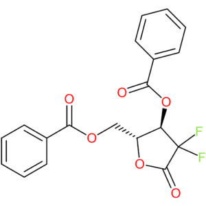 2-Deoxyl-2,2-difluoro-D-erythro-pentofuranos-1-ulose-3,5-dibenzoate