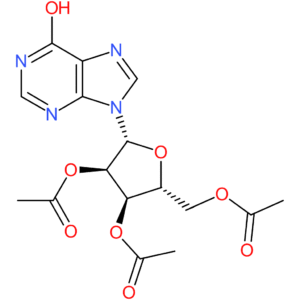 (2R,3R,4R,5R)-2-(Acetoxymethyl)-5-(6-oxo-1H-purin-9(6H)-yl)tetrahydrofuran-3,4-diyl diacetate