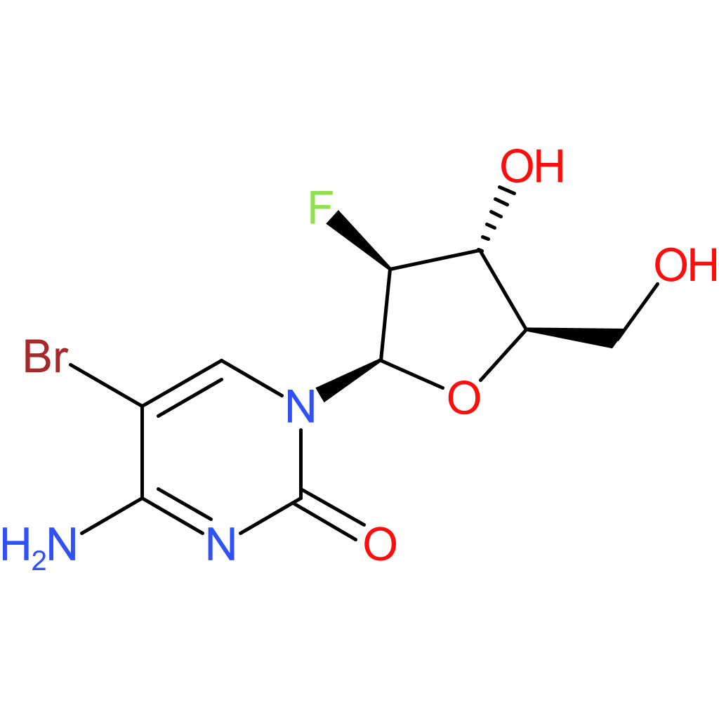 2(1H)-Pyrimidinone,4-amino-5-bromo-1-(2-deoxy-2-fluoro-b-D-arabinofuranosyl)-