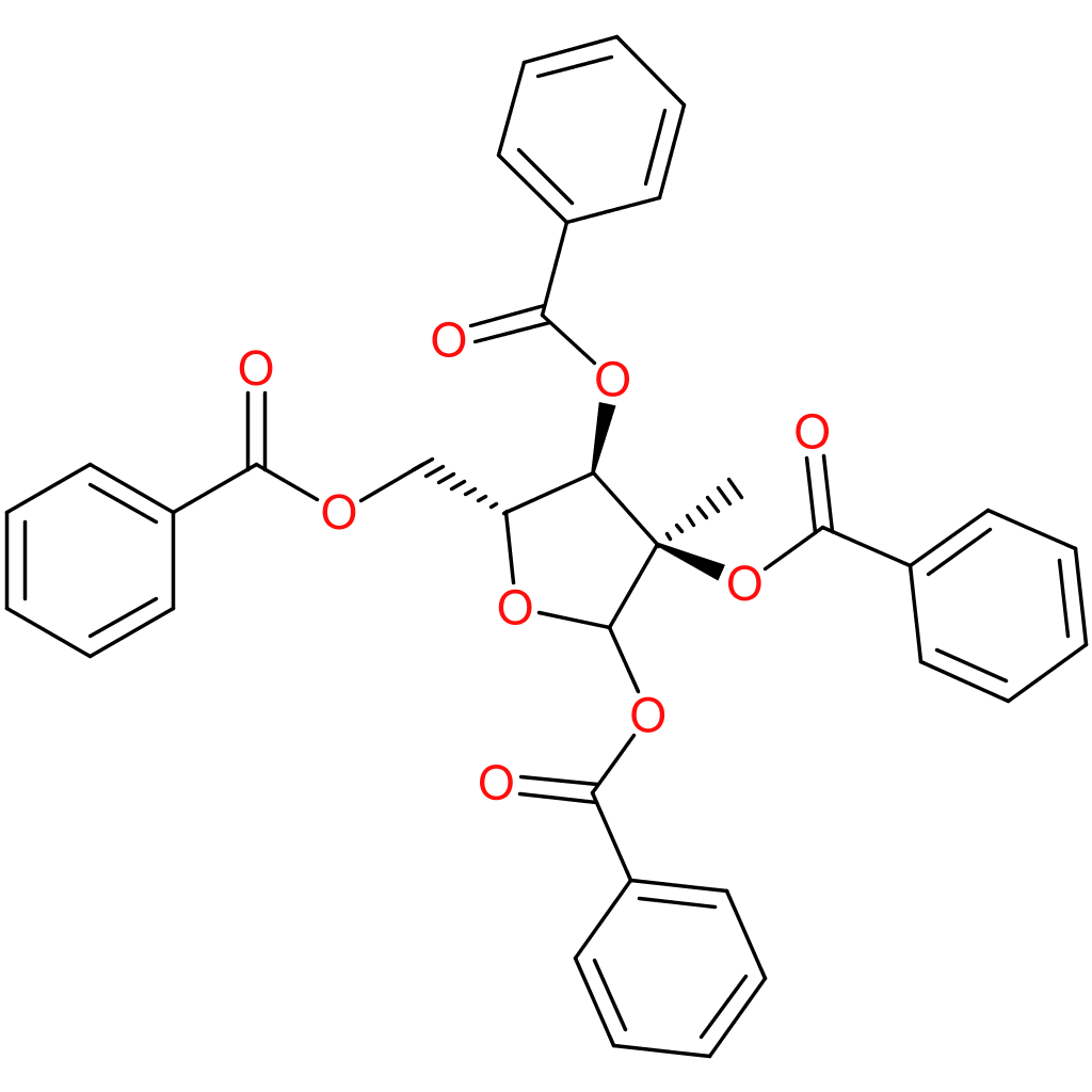D-Ribofuranose,2-C-methyl-, 1,2,3,5-tetrabenzoate