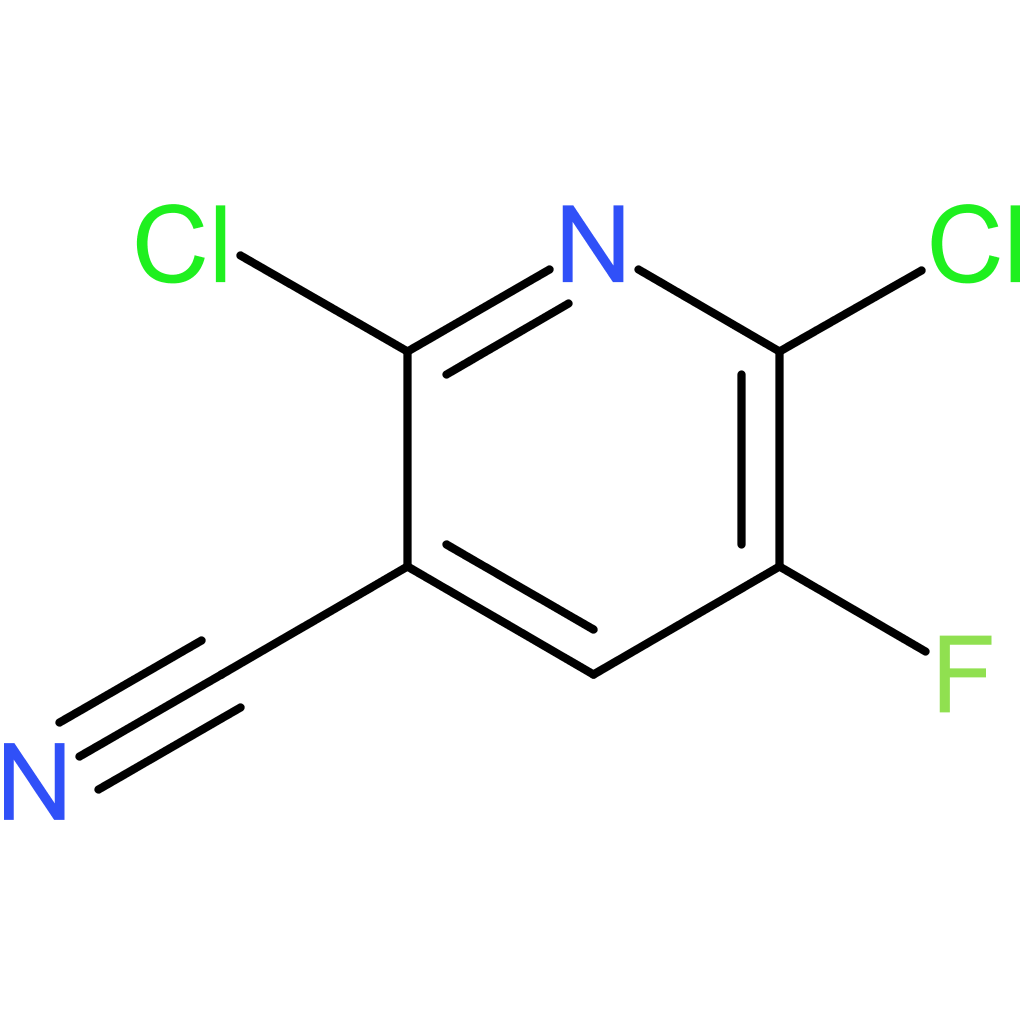 2,6-Dichloro-5-fluoro-3-pyridinecarbonitrile