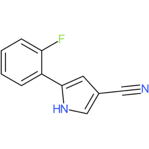 5-(2-fluorophenyl)-1H-pyrrole-3-carbonitrile