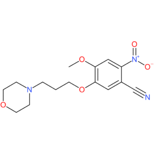 4-Methoxy-5-(3-morpholinopropoxy)-2-nitrobenzonitrile