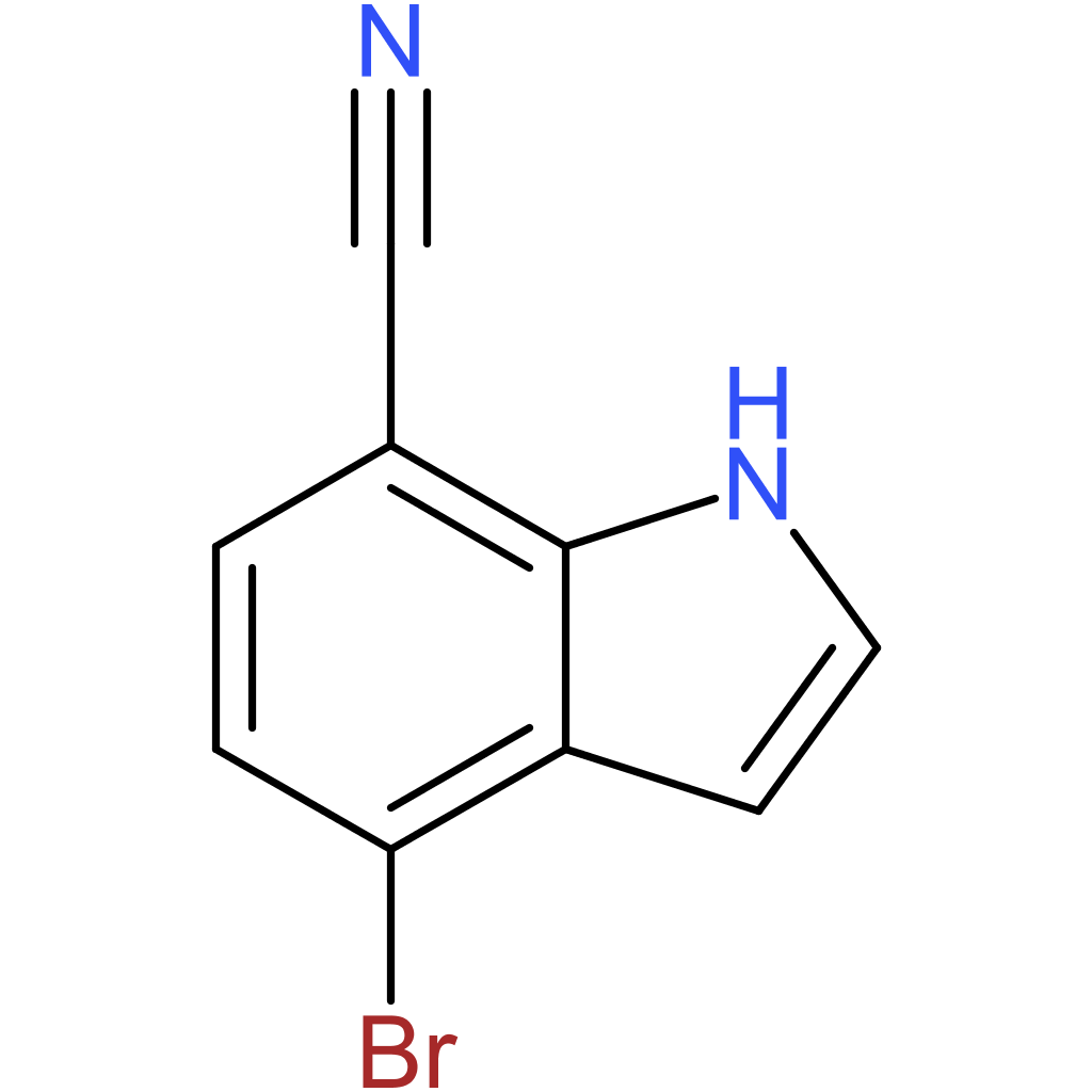 4-Bromo-1H-indole-7-carbonitrile