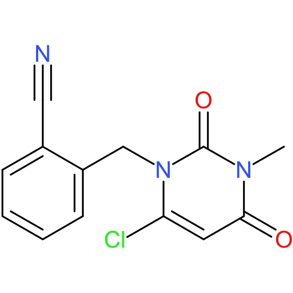 2-((6-Chloro-3-methyl-2,4-dioxo-3,4-dihydropyrimidin-1(2H)-yl)methyl)benzonitrile