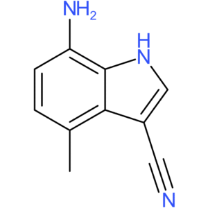 7-Amino-4-methyl-1H-indole-3-carbonitrile