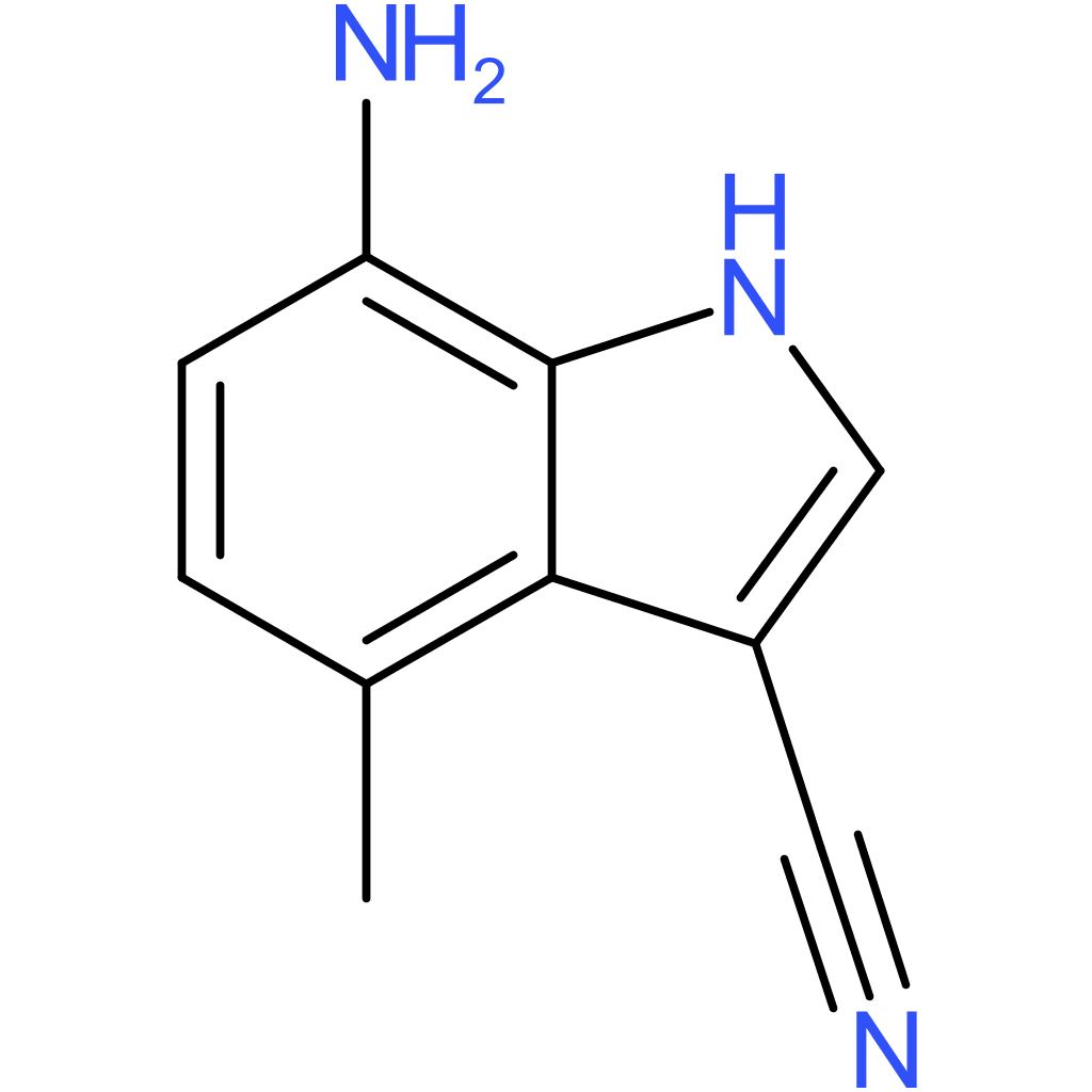 7-Amino-4-methyl-1H-indole-3-carbonitrile